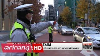 More than 600,000 students sitting Korea's college entrance exam