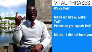 Twi vital phrases for beginners | Learn Twi with Opoku | Asante twi