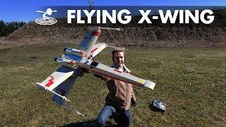 We're going to try to not crash this... - Real flying X-wing