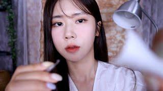 ASMR.sub톡톡 시원하게 터지는 여드름 압출 살롱 | 주사 | 압출 | 소독 | 면봉 | Pimple Extraction Roleplay