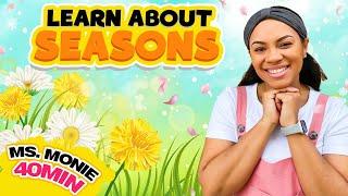 Ms Monie | Seasons, Weather, and Holidays | Kids Songs and Videos | Preschool and Toddler Learning |