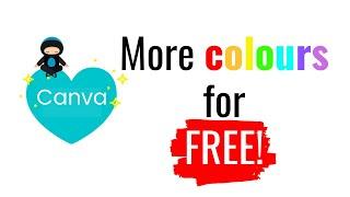 Canva: 3 FREE Ways Of Finding Colour Palettes!