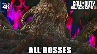 Black Ops 6 Zombies - All Bosses (With Cutscenes) 4K 60FPS UHD PC