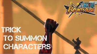 Special Trick to Summon Characters | OPBR One Piece Bounty Rush