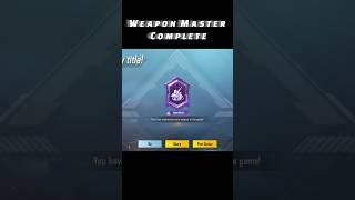 #WeaponMaster | HOW TO GET WEAPONMASTER TITLE IN PUBG MOBILE | EASIEST TRICK | #bgmi #vrialshort