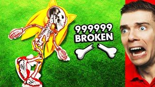 Breaking EVERY BONE As SUPER SONIC (GTA 5)