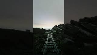 Awesome Lego Train Cliff Ride Drivers View