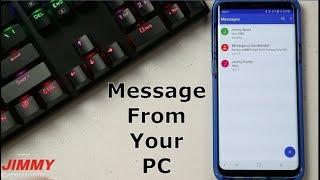 iMessage Rival - Android Messages | TEXT FROM YOUR PC