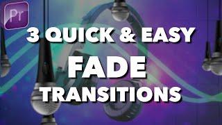 How to Use Fade Transitions | Premiere Pro 2024