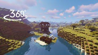 POV you explore an outpost in minecraft #minecraft #360 #360video