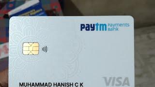 Paytm Payments Bank Debit card unboxing Malayalam