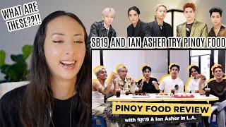 SB19 PINOY FOOD REVIEW with IAN ASHER in L.A REACTION