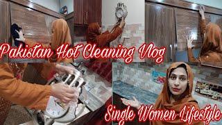 Pakistan hot cleaning vlog || hot aunty cleaning vlog new || single mother lifestyle Vlogs