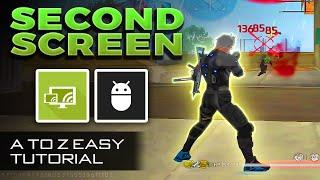 Second screen tutorial free fire | No root | Only 2 steps ️#freefire #settings