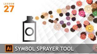 How to use Symbol Sprayer Tool in illustrator 2023 | Full Free Course | Learn With Fana