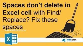 Stubborn space in Excel- Remove space not working to 'see' numbers
