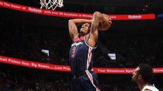 Bradley Beal's 33 Points Leads Wiz Past the Pistons | April 10, 2017