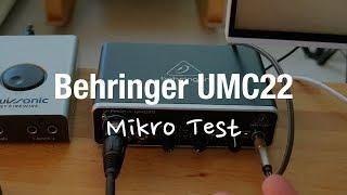 Behringer U-Phoria UMC22 USB Audio Interface Test (Unboxing & Review)