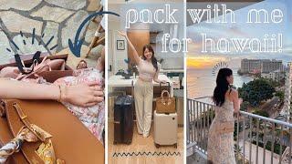 PACK WITH ME FOR HAWAII!  What fits in my Birkin for travel + how I pack my luxury items!