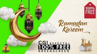 Ramadan Kareem Green Screen Animation effect and WhatsApp wishes #greenscreen #greenscreenvideo