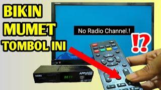 CARA MENGATASI SETTINGAN NO RADIO CHANNEL DI SET TOP BOX MATRIX