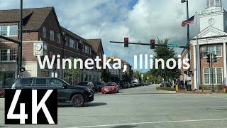 Driving in Winnetka, Illinois 4K - The "Home Alone" Movie House Neighborhood 4K
