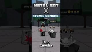 Metal Bat X Atomic Samurai Combo|| The Strongest Battleground #strongestbattlegrounds #roblox #pvp