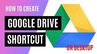 how to create google drive shortcut on desktop