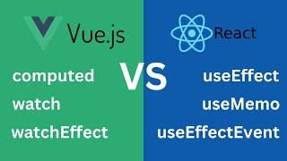 Работа с состоянием во Vue и React. Computed, watch, watchEffect, useEffect, useEffectEvent