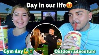 A DAY IN OUR LIFE | GYM, WORK, OUTDOOR TIME |
