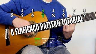 6 easy flamenco guitar pattern tutorial