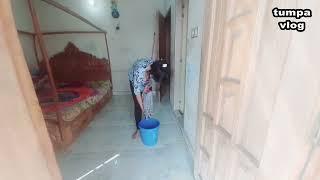 Costa vlog video Deep Cleaning Floor by Hand Desi Girl - New vlog Videos_HD#costavlogvideo#tumpavlog