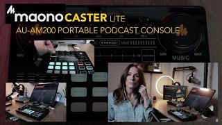 MAONOCASTER LITE AU-AM200 Portable Podcast & Livestreaming Console