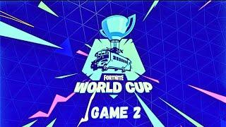 FORTNITE WORLD CUP SOLO FINALS GAME 2