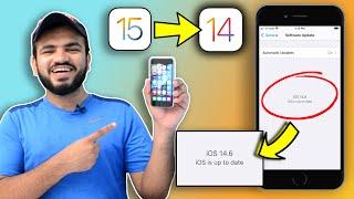 How to Downgrade iOS 15 to 14 with One Click. (Tutorial)