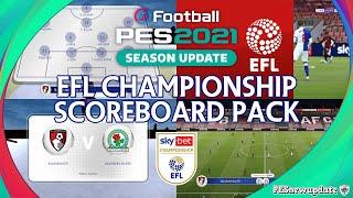 PES 2021 Scoreboard EFL Championship & EFL PlayOffs by SG & Spursfan18