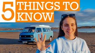 5 Things YOU should KNOW about VINTAGE VAN LIFE ! VW T25