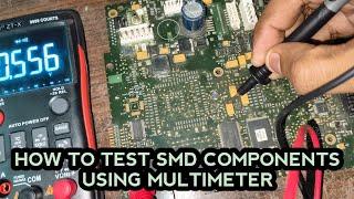 How to test SMD components using multimeter #smdrepair #testsmdboardmultimeter #medicalelectronics