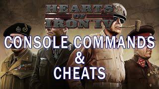 How to Cheat / Use Console Commands in Hearts of Iron 4