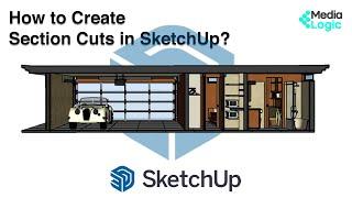 #SketchUp - #howto  to  Create Section Cuts in SketchUp