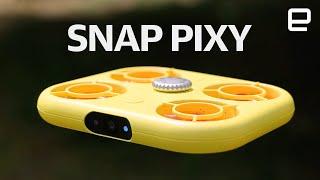 Snap Pixy drone: A flying robot photographer for Snapchat users