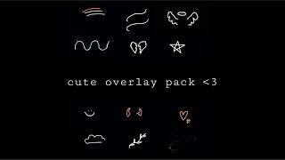 overlay pack for cute edits