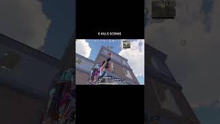 6 KILLS SCRIMS ️ | Iphone | pubg funny | attitude status | attitude | #shortsvideo #bgmi