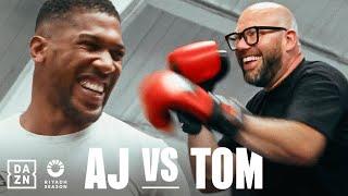 Punches vs. Punch Lines: Anthony Joshua Spars With Comedian Tom Davis