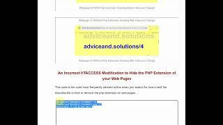 HTACCESS to Remove or Hide PHP from URL that WORKS
