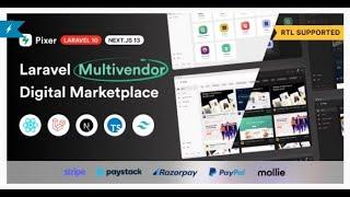 Pixer   React Laravel Ecommerce Multivendor Digital Marketplace