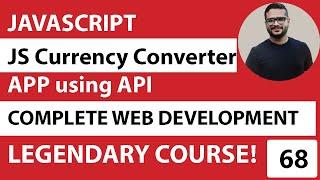 Currency Converter API Javascript - Currency Converter APP in JS using Exchange Rate API