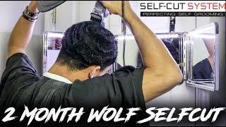 Straight Hair Waves: The4thKen's 2 Month Wolfing Challenge Self Cut