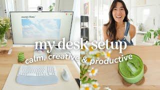 ️Minimal Desk Tour | Calm, Creative, & Productive Setup