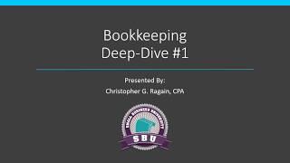 Bookkeeping Deep Dive 1